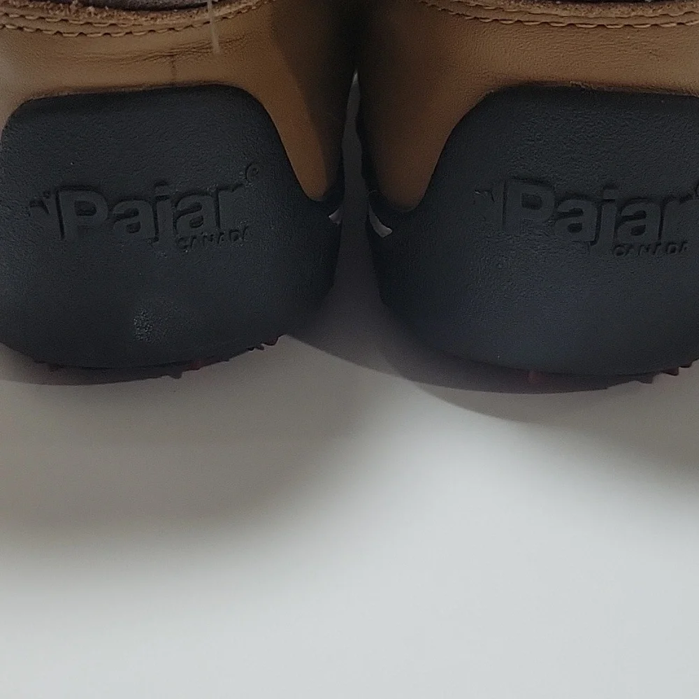 Pajar Canada Winter Snowboots Genevieve      Honey And Dark Brown Sz 9.5